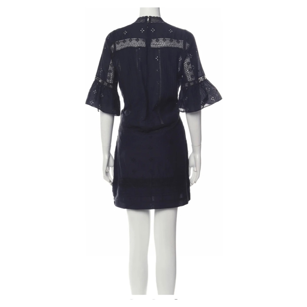 Ulla Johnson Elena Eyelet Embroidered Mini Dress in black - Picture 4 of 4